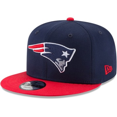 Youth New England Patriots New Era Navy/Red Baycik 9FIFTY Snapback Adjustable Hat 3204329